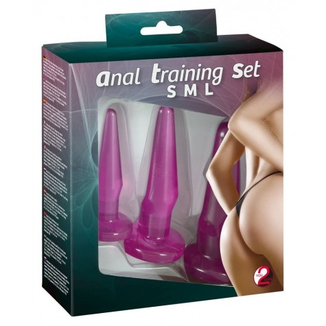 Набор из 3 анальных пробок Anal Training Set